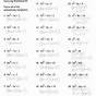 Factorization Of Algebraic Expressions Worksheets