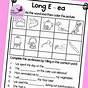 Long E Worksheets Grade 3