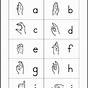 Sign Language Printable Alphabet