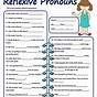 Reflexive And Intensive Pronouns Worksheet
