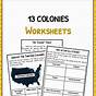 The 13 Colonies Worksheet