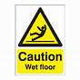 Printable Wet Floor Sign