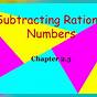 Subtract Rational Numbers Calculator