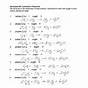 Combustion Reactions Worksheet Answers