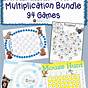 Free Multiplication Printable Games