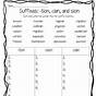 Tion And Sion Worksheets