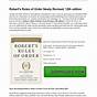 Robert's Rules Of Order Newly Revised 12th Edition Pdf