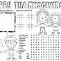 Free Thanksgiving Printables For Elementary Students