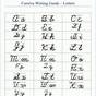 Cursive Letters Worksheet
