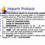 High Intensity Heparin Protocol