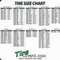 Tire Chain Sizes Chart