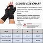 Vive Arthritis Gloves Size Chart