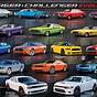 All Years Of Dodge Challengers