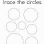 Circles Worksheet For Kindergarten