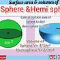 Surface Area Sphere And Hemisphere Worksheet Answers