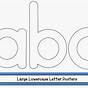 Free Printable Lowercase Letters
