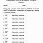 Rational And Irrational Numbers Worksheets