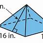 Surface Area Of A Square Pyramid Worksheet