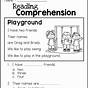 Comprehension Worksheet For 2nd Graders