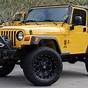 2001 Yellow Jeep Wrangler