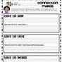 Connections Worksheet 2nd Grade