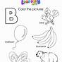Letter B Preschool Worksheet