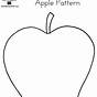 Printable Cut Out Apple Template