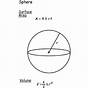 Surface Area And Volume Of A Sphere Worksheet