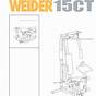 Weider 831.159380 Home Gym User Manual