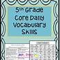 Fifth Grade Vocabulary Worksheets