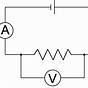 Series Circuit Diagram With Ammeter And Voltmeter