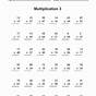 Multiplication Tests Printable