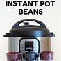 Instant Pot Soaked Beans Chart