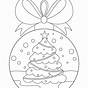 Printable Coloring Pages Of Christmas Ornaments