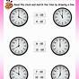 Printable Time Worksheets 2nd Grade Math