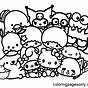 Printable Sanrio Characters Coloring Pages