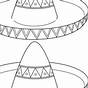 Printable Cut Out Sombrero Template