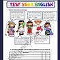 English Test Worksheets