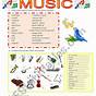 Printable Music Worksheet