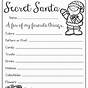 Secret Santa Paper Printable