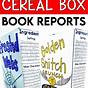 Cereal Box Book Report Ideas