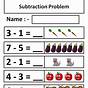 Subtraction From 10 Worksheets