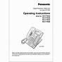 Panasonic Kxtga651b Telephone User Manual