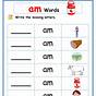 Cvc Words Worksheet