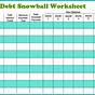 Debt Snowball Worksheet