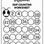 Kindergarten Skip Number Worksheet