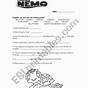 Finding Nemo Worksheet Answers Key