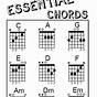 E Chords Guitar Chart