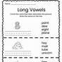 Long Vowel Worksheets 2nd Grade