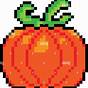 Pumpkin Pixel Art Minecraft